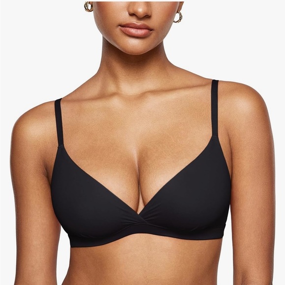 Inlyric Women's Inbarely Triangle Bralette Comfortable Unlined Smoothing Bra L - Picture 3 of 9